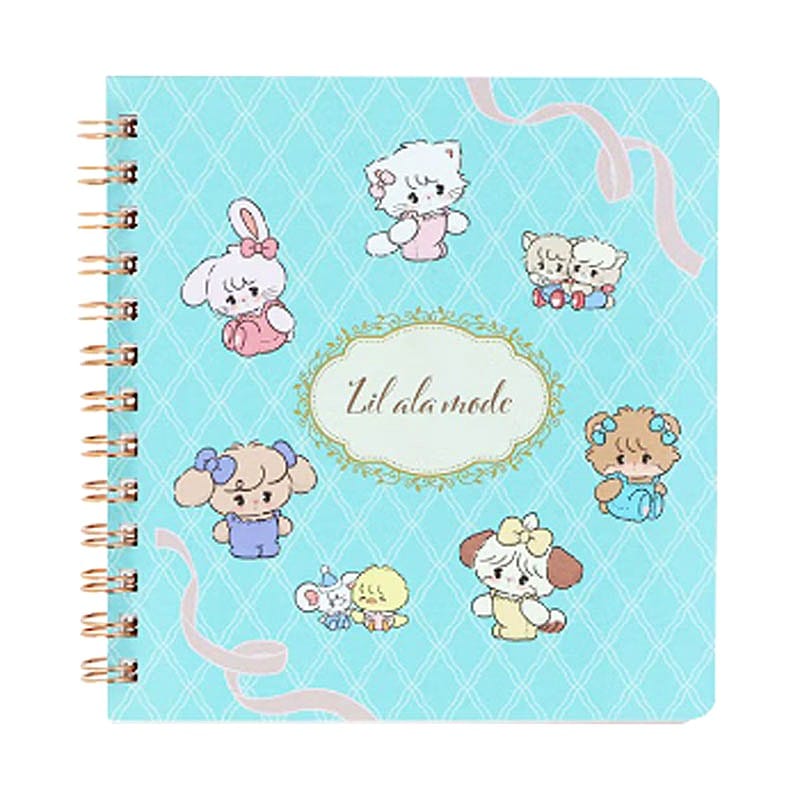 サンスター文具 Lil ala mode リルアラモード mikko スクエアリングノート ミント かわいい 女子文具 限定 グッズ 描きおろし
