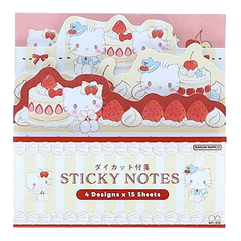 サンスター文具 Sweet Cakes Collection ダイカットブロック付箋 レッド 60枚 サンリオキャラクターズ かわいい 女子文具 限定 グッズ