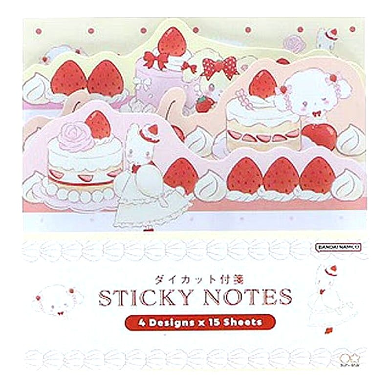 サンスター文具 Sweet Cakes Collection ダイカットブロック付箋 アイボリー 60枚 サンリオキャラクターズ かわいい 女子文具 限定 グッズ