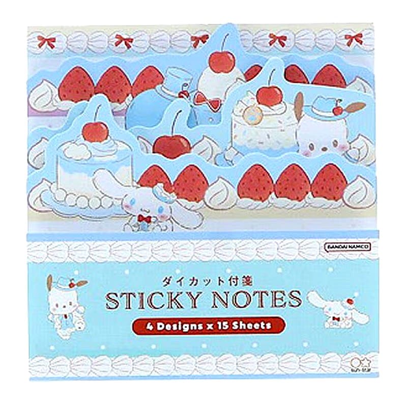 サンスター文具 Sweet Cakes Collection ダイカットブロック付箋 ブルー 60枚 サンリオキャラクターズ かわいい 女子文具 限定 グッズ