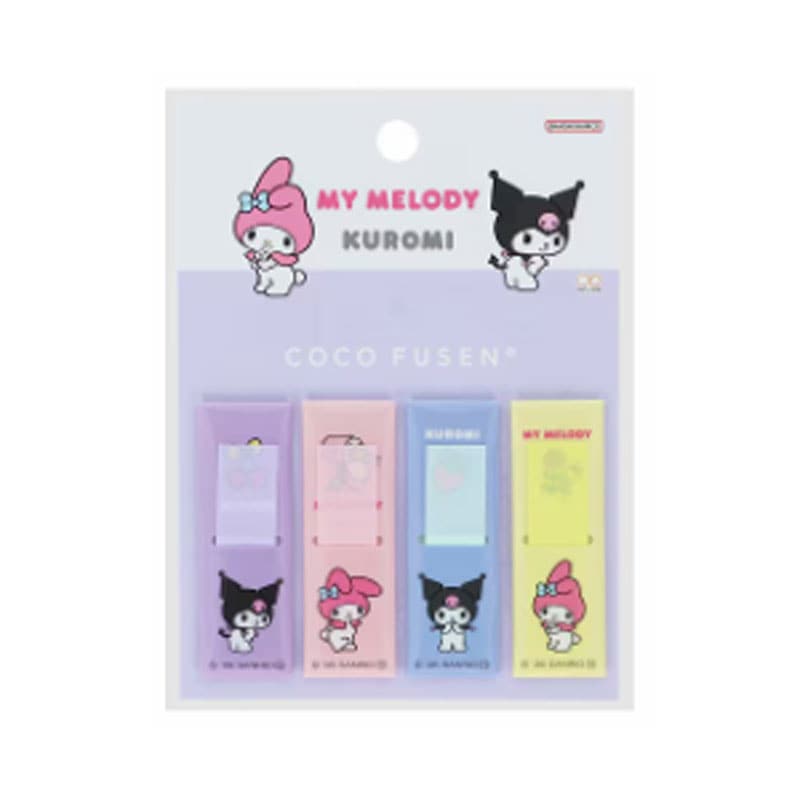 ココフセン NLC マイメロディ＆クロミ 付箋紙 フィルムふせん かわいい プレゼント 事務用品 サンスター文具