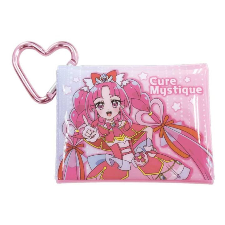 名探偵プリキュア！ PVCミニポーチ キュアミスティック 女の子 ハートカラナビ付 キッズ かわいい 小物入れ オシャレプレゼント グッズ クリスマス