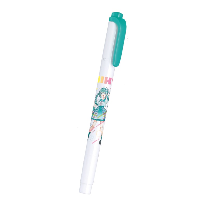ゼブラ 初音ミク! ピアプロキャラクターズ マイルドライナー マイルドサマーグリーン 蛍光ペン マーカー 限定 水性顔料 プレゼント 日本製