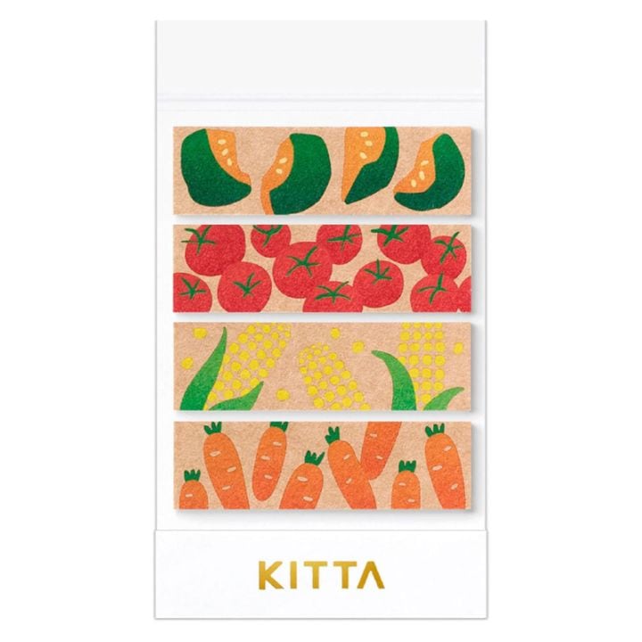 キングジム マスキングテープ KITTA SPECIAL クラフト ヤサイ コレクション デコレーション ラッピング オシャレ