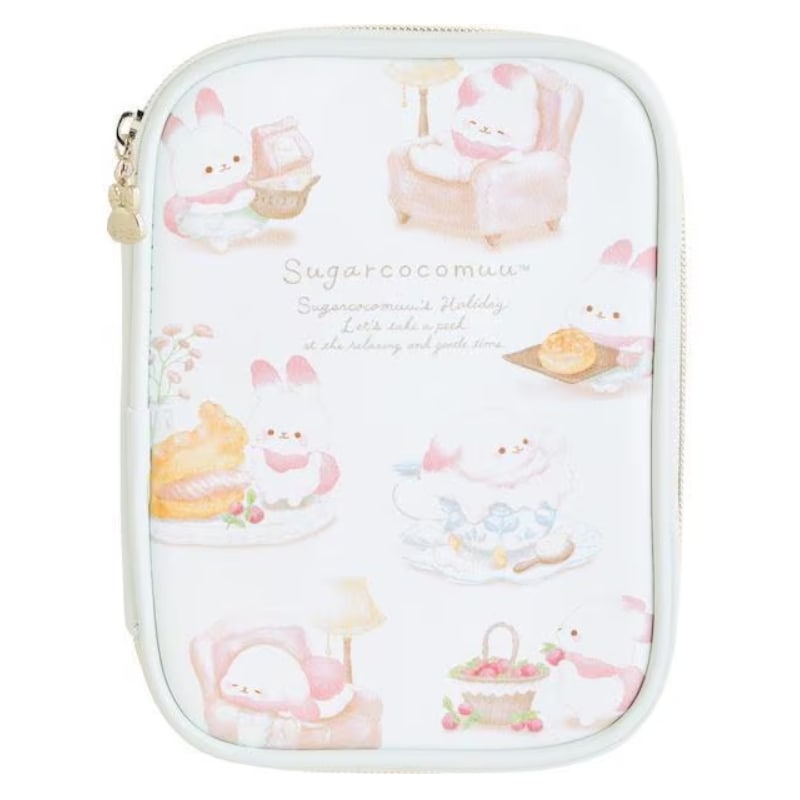 サンエックス シュガーココムー Sugarcocomuu's Holiday お薬手帳ポーチ 小物入れ 限定 かわいい プレゼント