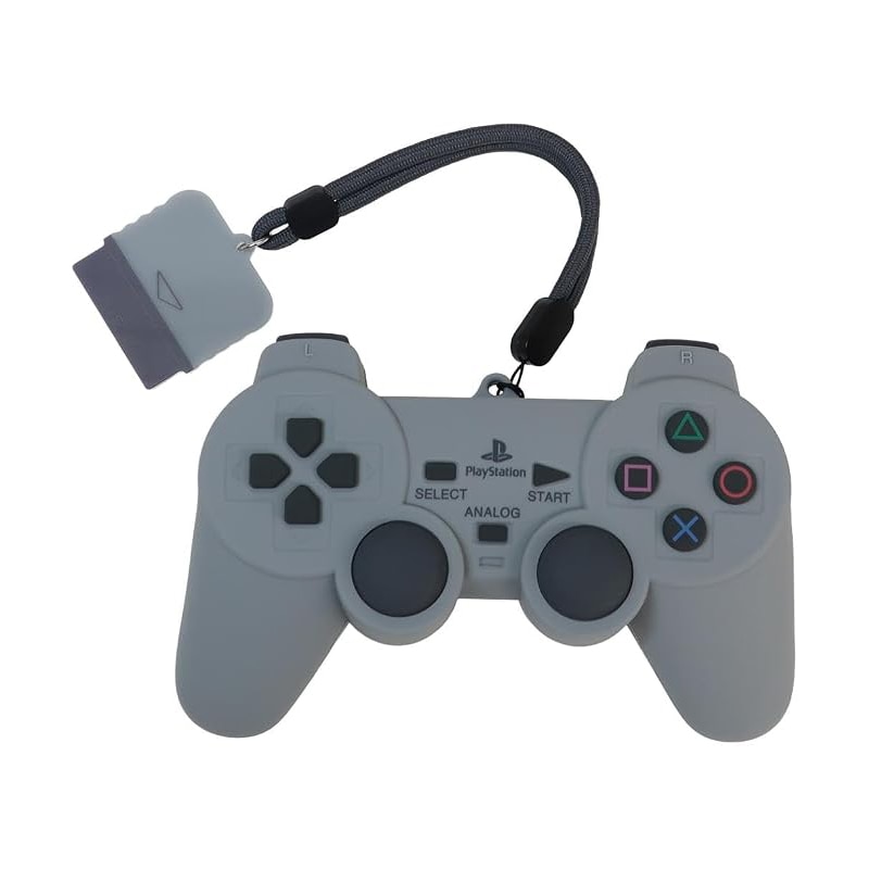 funbox PlayStation シリコーンポーチ DUALSHOCK グレー コントローラー レトロ 小物入れ 懐かしい プレゼント オシャレ