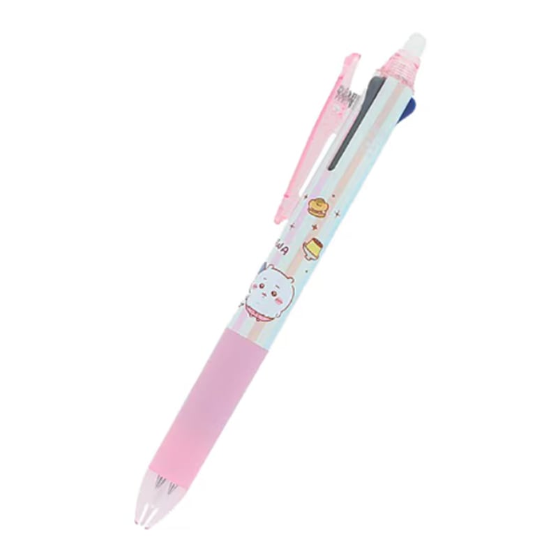 サンスター文具 ちいかわ フリクションボール3 スリム まんぷく 0.38 PILOT 消せるボールペン 3色 オシャレ かわいい