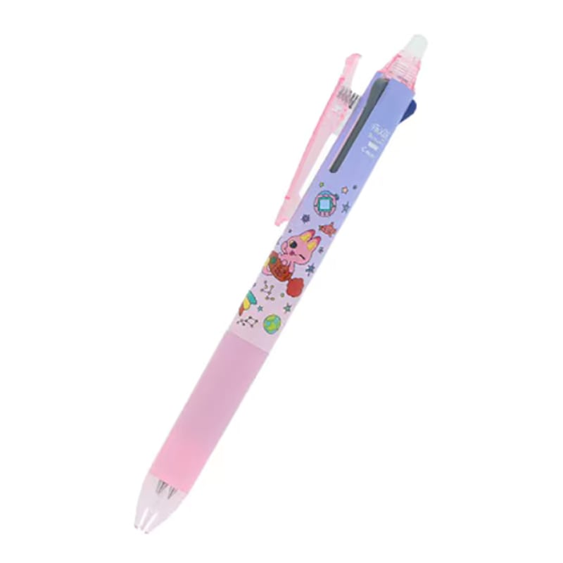 サンスター文具 たまごっち フリクションボール3 スリム ピンク 0.38 PILOT 消せるボールペン 3色 オシャレ かわいい
