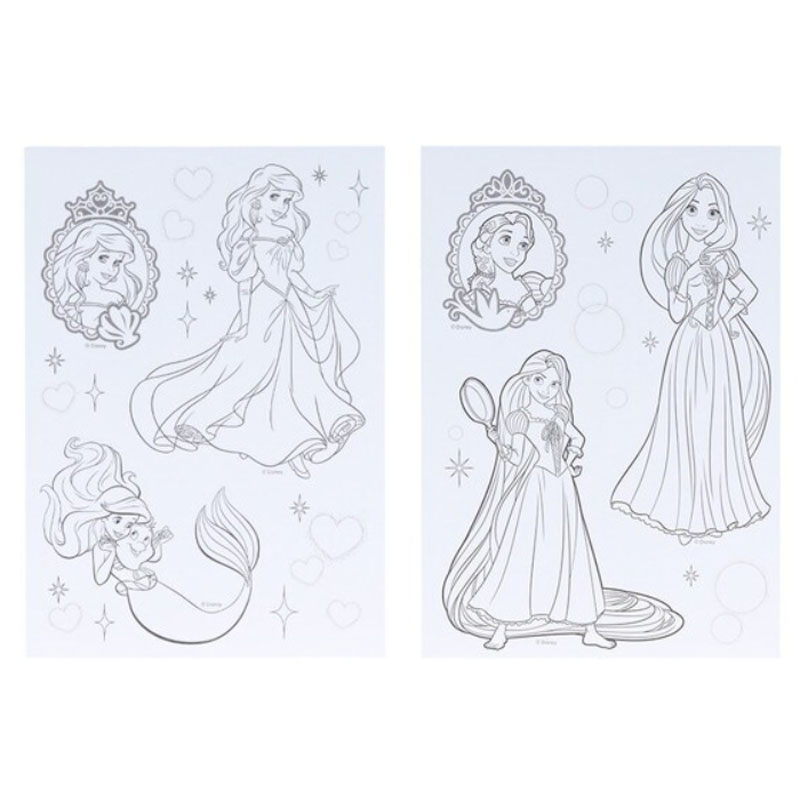 ディズニープリンセス ぬりえdeシール 女の子 キッズ プレゼント 知育