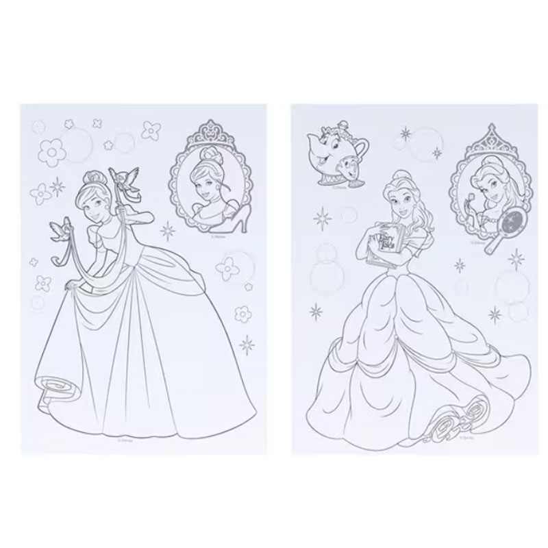 ディズニープリンセス ぬりえdeシール 女の子 キッズ プレゼント 知育