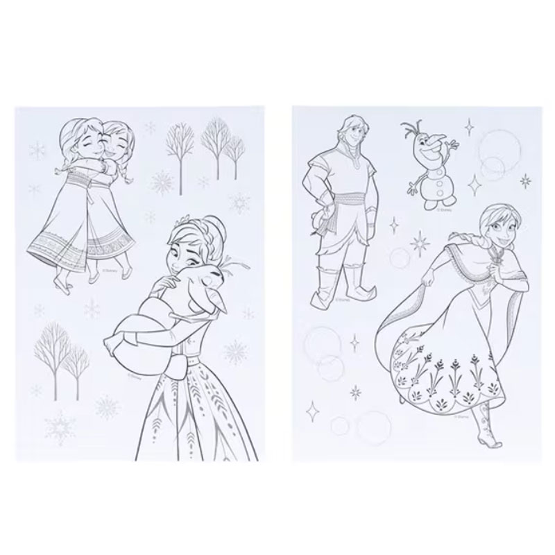 アナと雪の女王 ぬりえdeシール 女の子 キッズ プレゼント 知育玩具
