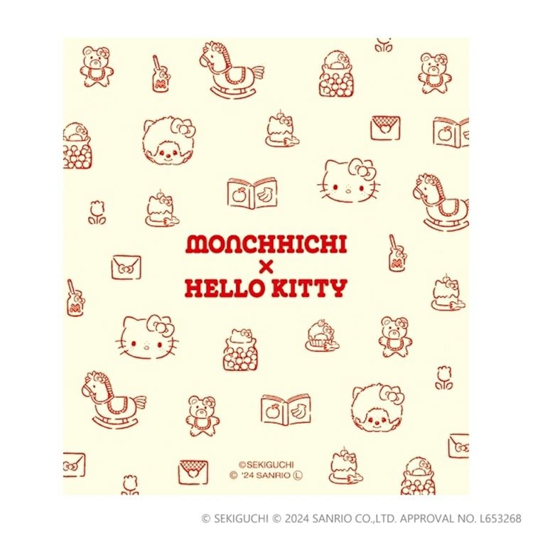 古川紙工 モンチッチ×ハローキティ 50th Anniversary メモパッド