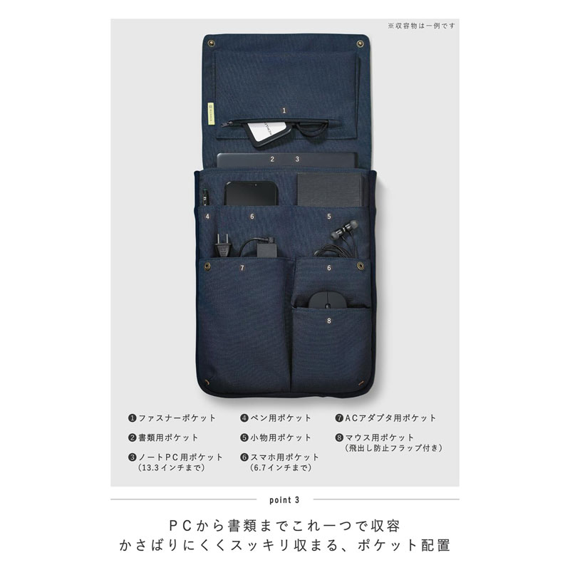 コクヨ バッグインバッグ パソコンバッグ 13.3インチ クラッチバッグ