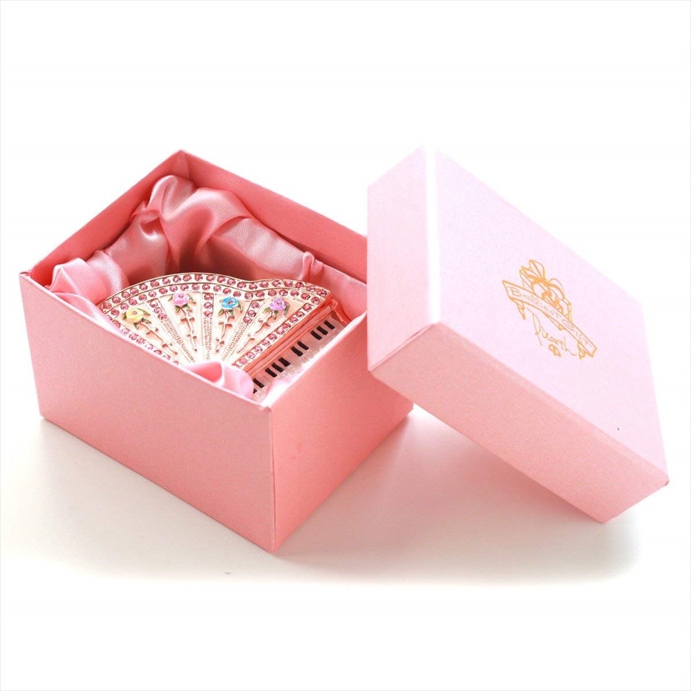 宝石箱 ジュエリーボックス ピィアース ピアノローズ ピンク 母の日
