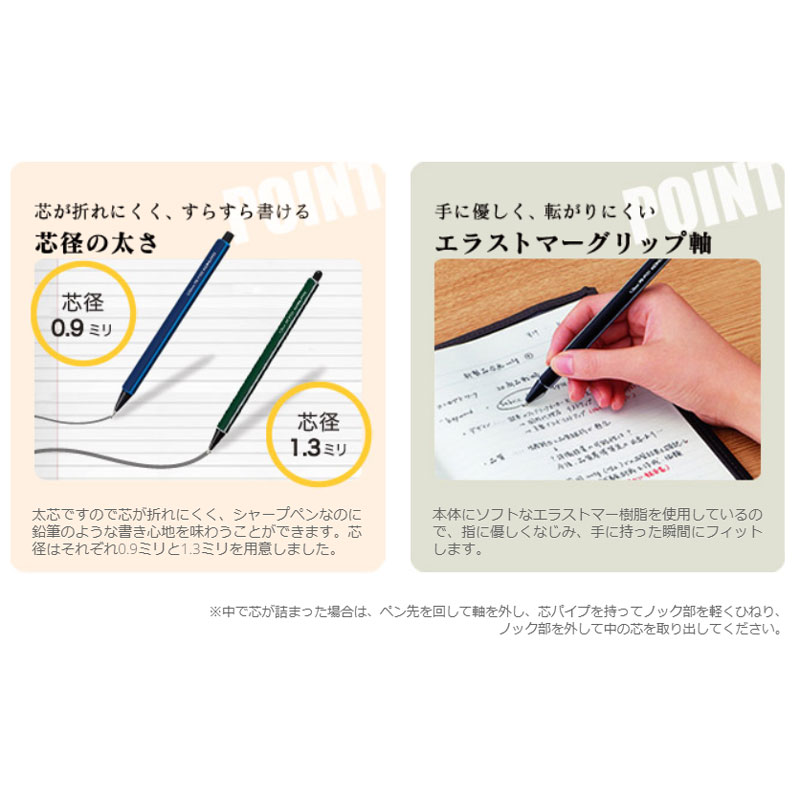 コクヨ 鉛筆シャープ 三角 0.9 500本セット シャープペンシル ノック式