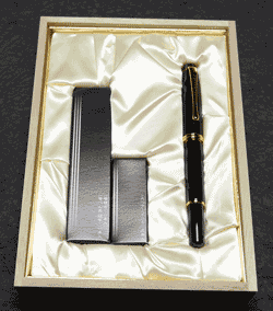 【新品・未使用】呉竹　万年毛筆　夢銀河　本革　緑 くれ竹万年毛筆 夢銀河 本革 緑 (DAY140-15)