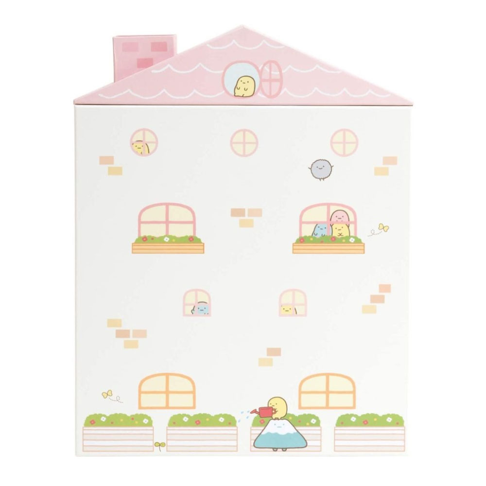 すみっコぐらし - すみっコぐらし　おへやのすみっこおかたづけ　すみっコハウスケース　ピンク　水色 San-X すみっコぐらし すみっコぐらしコレクション おへやの