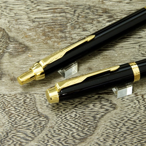 パーカー・IM ブラックGT 万年筆・ボールペンセット ロイヤルワラント