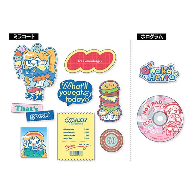 マインドウエイブ クリエイターステッカー pop フレークシール 20枚