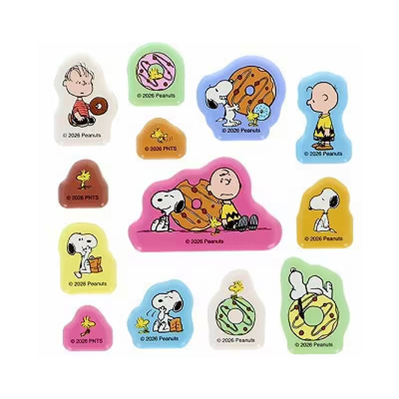 ミックスシールセット PEANUTS AMERICAN TASTE12 ドーナツ スヌーピー