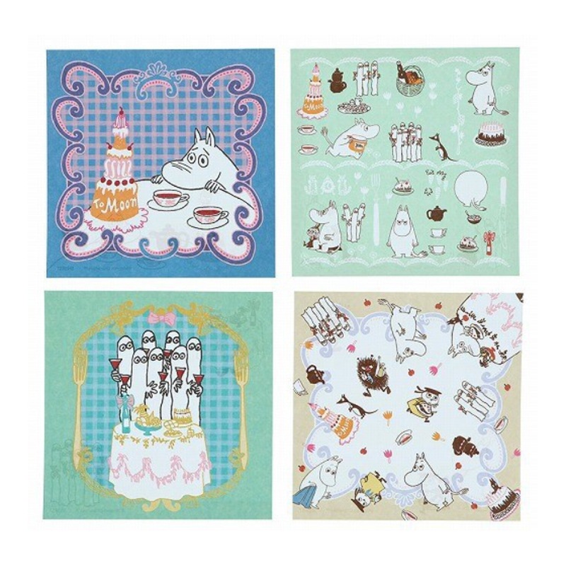 サンスター文具 MU26SS MOOMN AFTERNOON PARTY スクエアメモ ムーミン