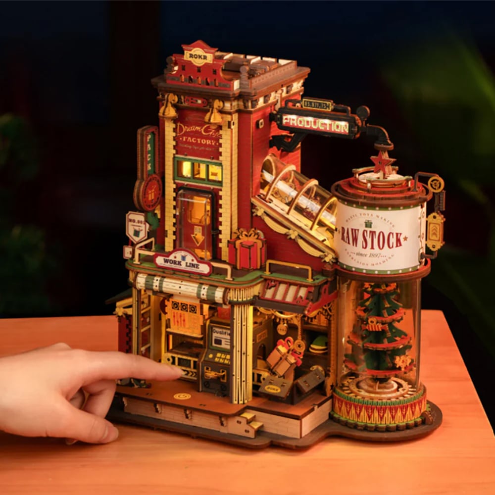 DIY DREAM GIFT FACTORY ギフト工場 組み立てキット オルゴール付き