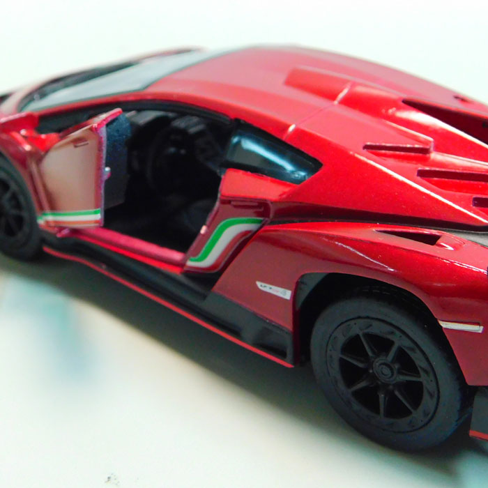 ランボルギーニ プルバックカー ボルドー ミニカー イタリア