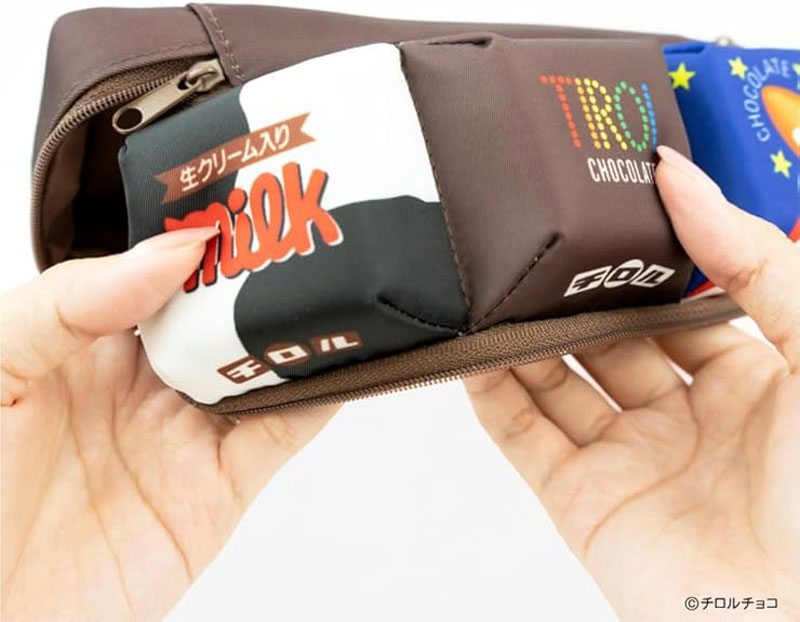 チロルチョコ ペンポーチ mix funbox ペンケース 小物入れ お菓子入れ