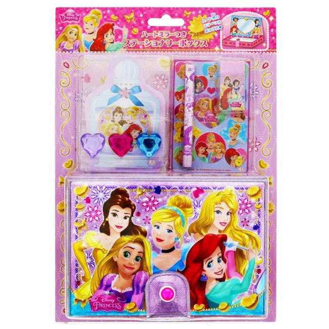 サンスター文具 ディズニープリンセス ハートミラーつき
