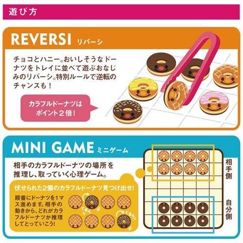 アイアップ アンドーナツ リバーシ+ミニゲーム 知育玩具 ドーナツ屋