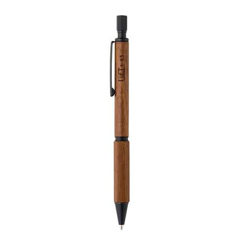 キテラ Kitera LIFT+ Wood ウォールナット シャープペンシル 0.5mm 木
