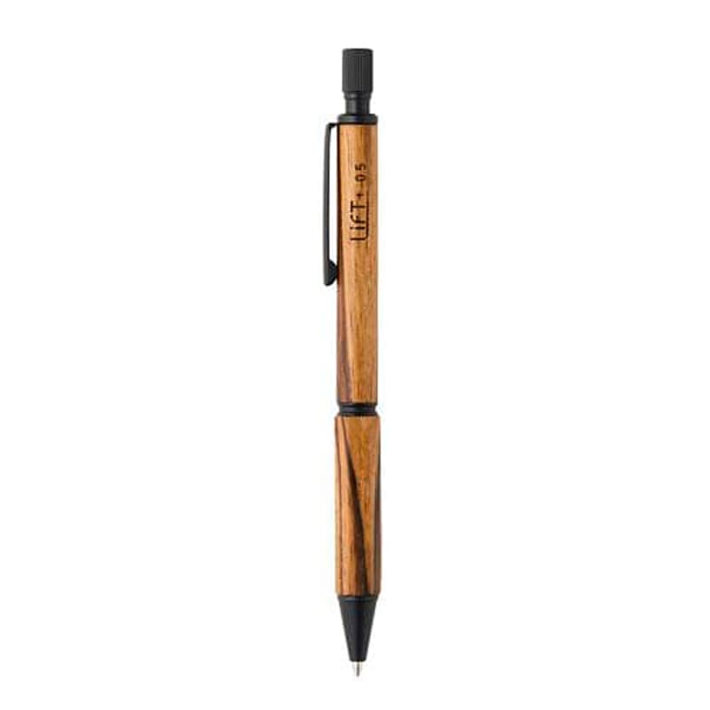 キテラ Kitera LIFT+ Wood ゼブラウッド シャープペンシル 0.5mm 木軸