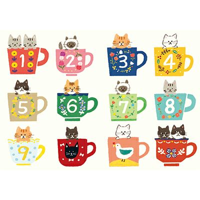 古川紙工 わたしびより チョキチョキペーパー ねこ 切り貼り