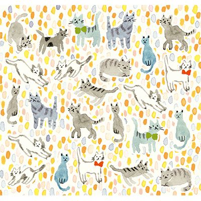 古川紙工 わたしびより チョキチョキペーパー ねこ 切り貼り