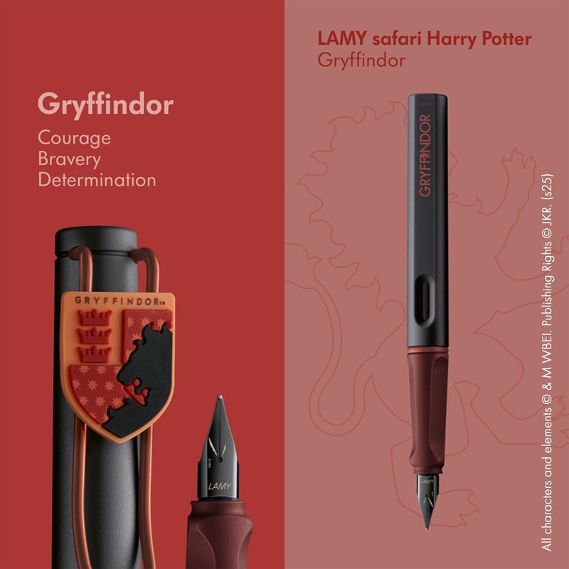 LAMY サファリ 万年筆 ハリーポッター コラボ グリフィンドール 細字 F