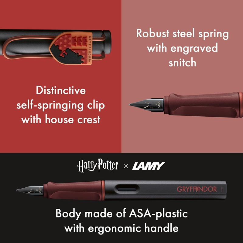 LAMY サファリ 万年筆 ハリーポッター コラボ グリフィンドール 細字 F