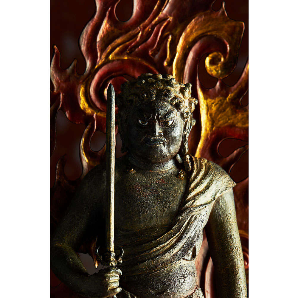 イSム TanaCOCORO『掌』 不動明王立像 癒し フィギュア 約20cmの掌