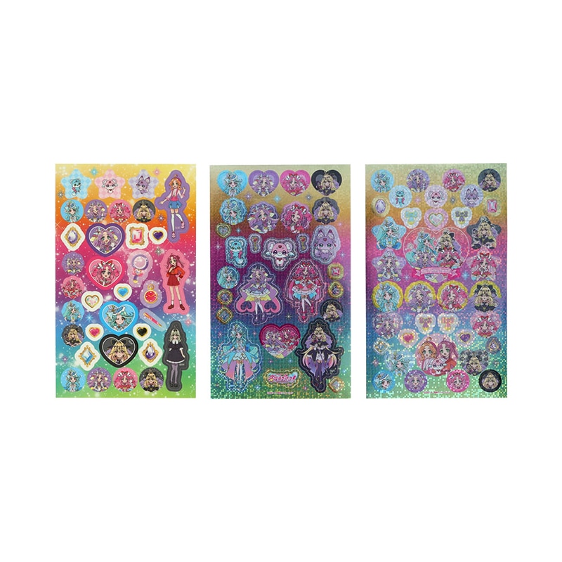 名探偵プリキュア！ トリプルボリュームシール 女の子 キッズ