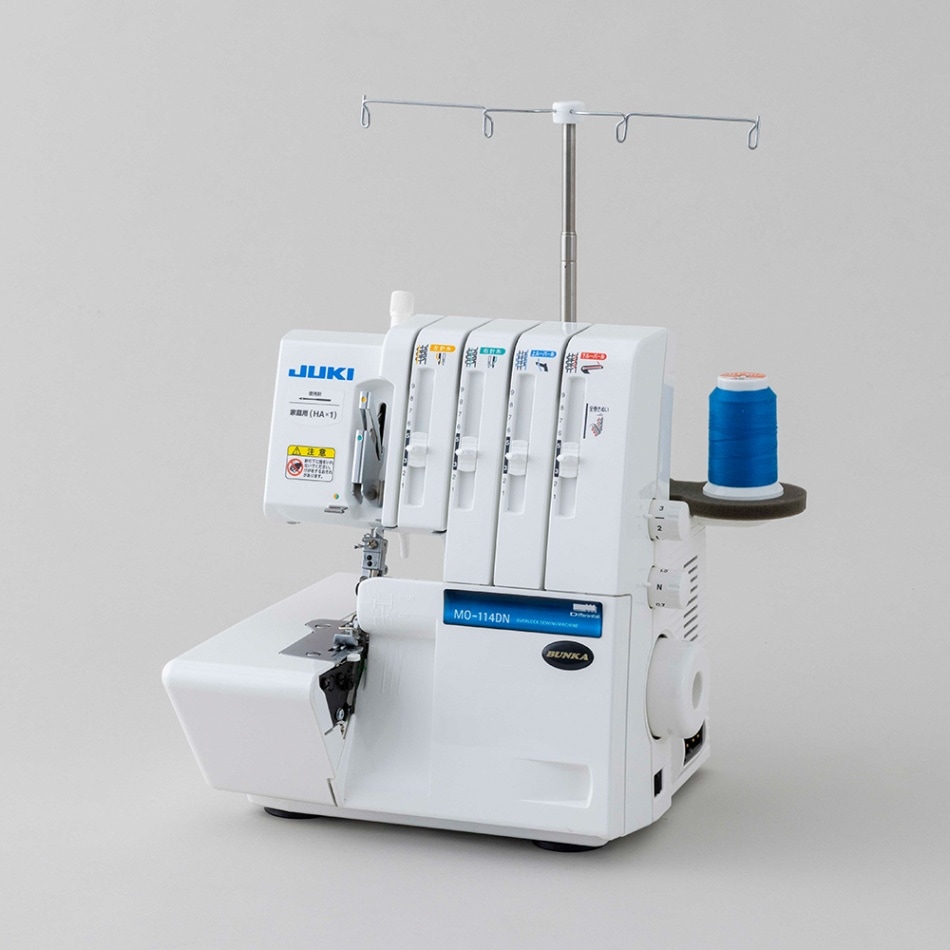 《ＳＡＬＥ》ＪＵＫＩ　ロックミシンＭＯ-１１４ＤＮＢ・ＢＵＮＫＡ・４本糸