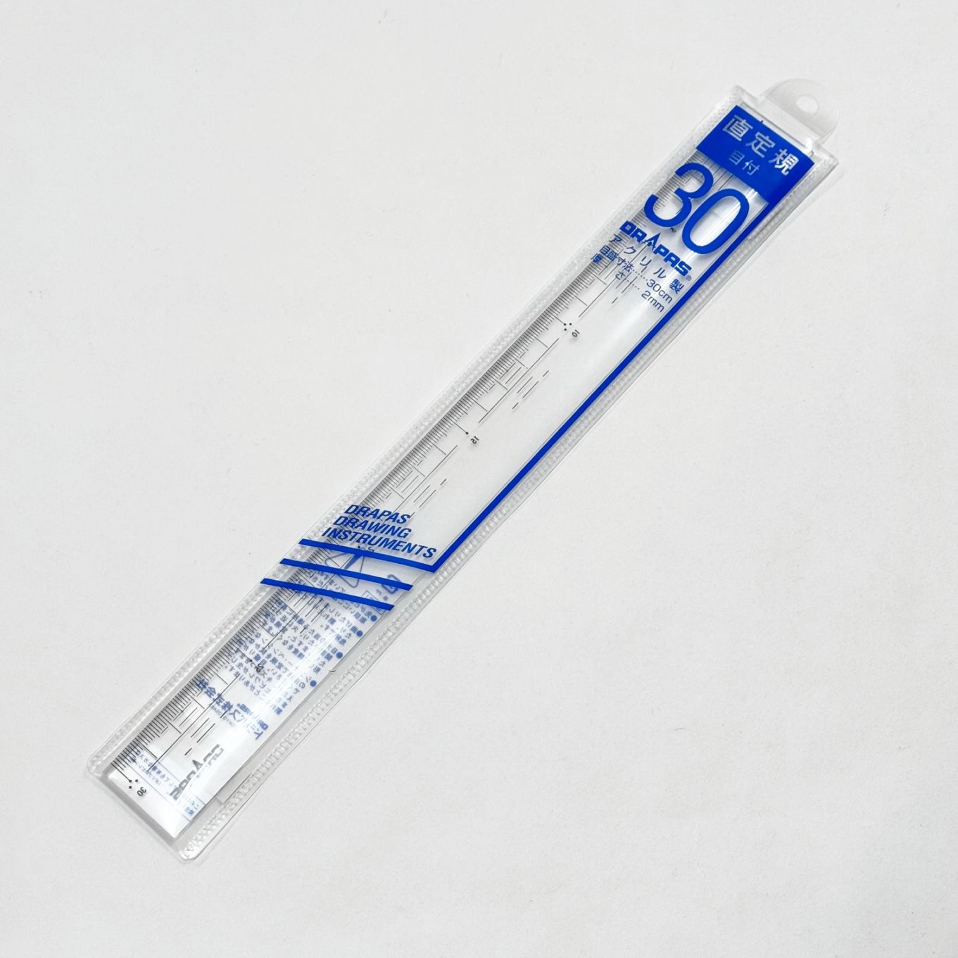 ドラパス直定規目盛付30cm