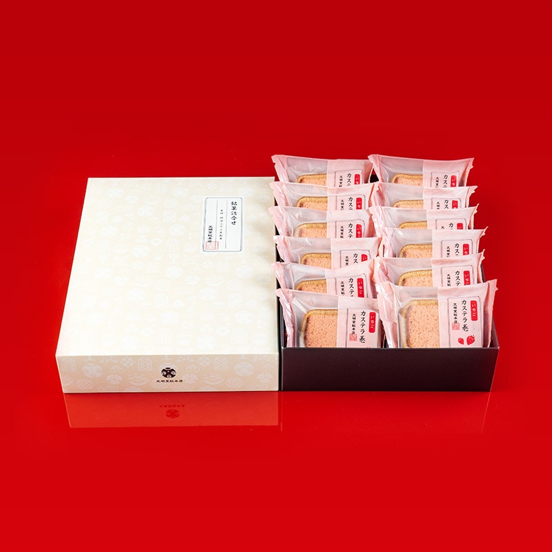 いちごカステラ巻　12個入