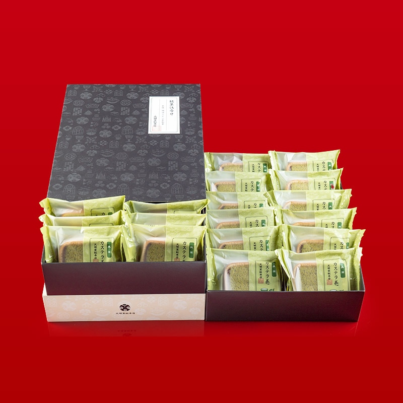 カステラ巻 抹茶 24個入 <季節限定>