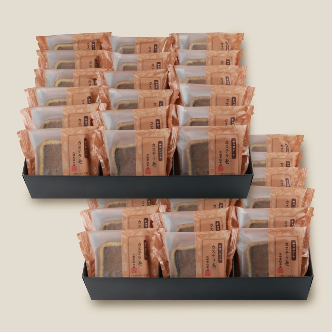 チョコレートカステラ巻　36個入