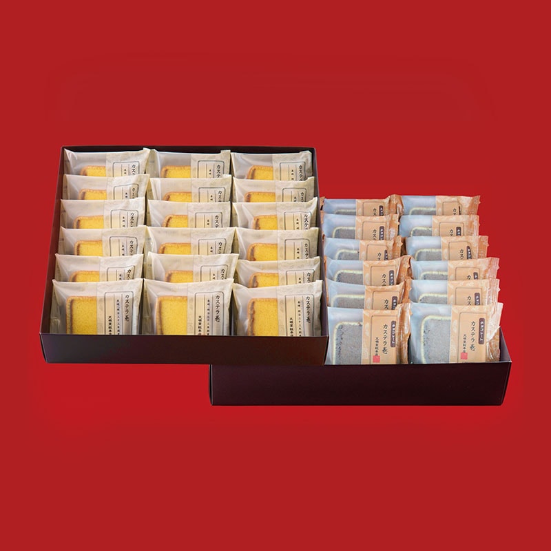 カステラ巻詰合せ36個入（チョコ・プレーン）