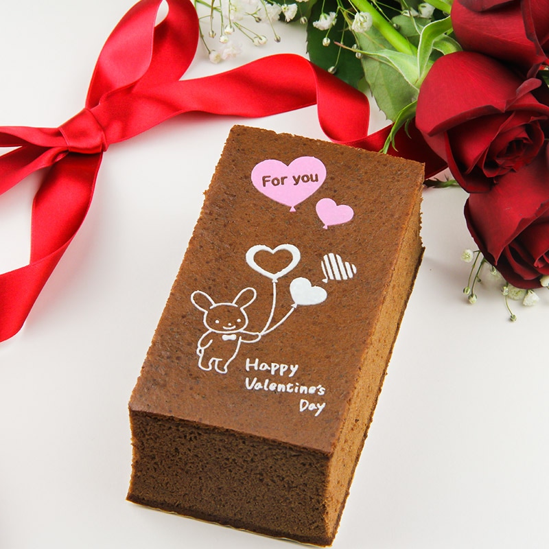 バレンタインカステラ