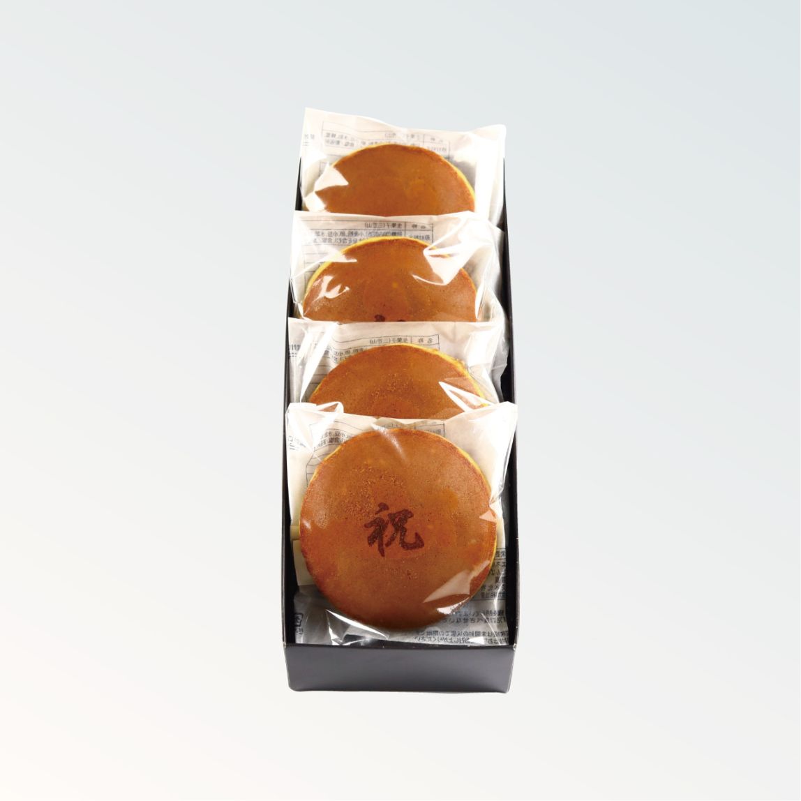 焼印 三笠山 祝 4個入｜焼印三笠山｜文明堂総本店公式オンラインショップ