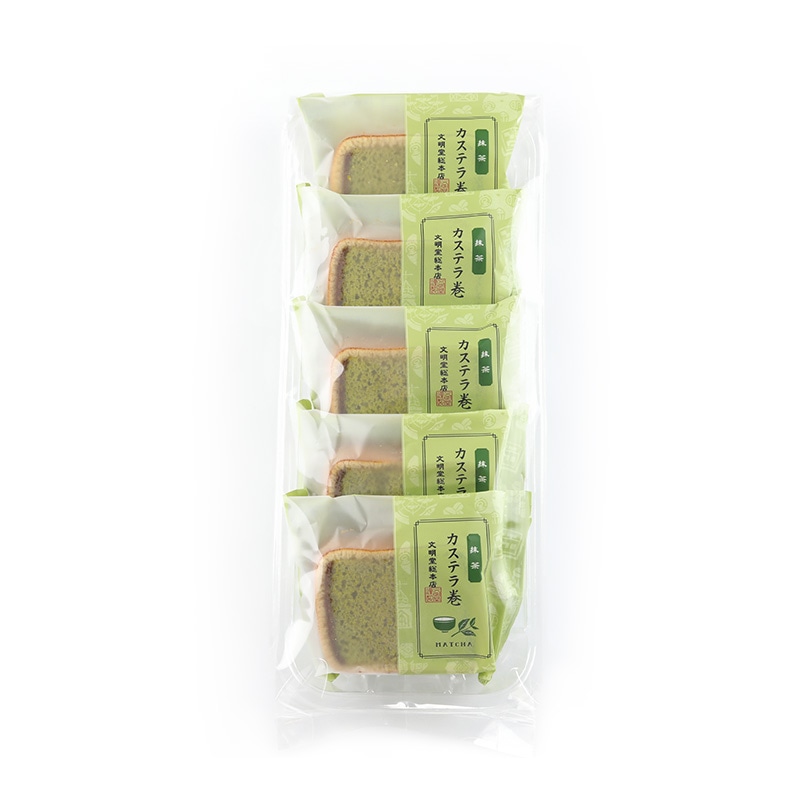 【WEB限定】カステラ巻　抹茶　5個入　＜季節限定＞