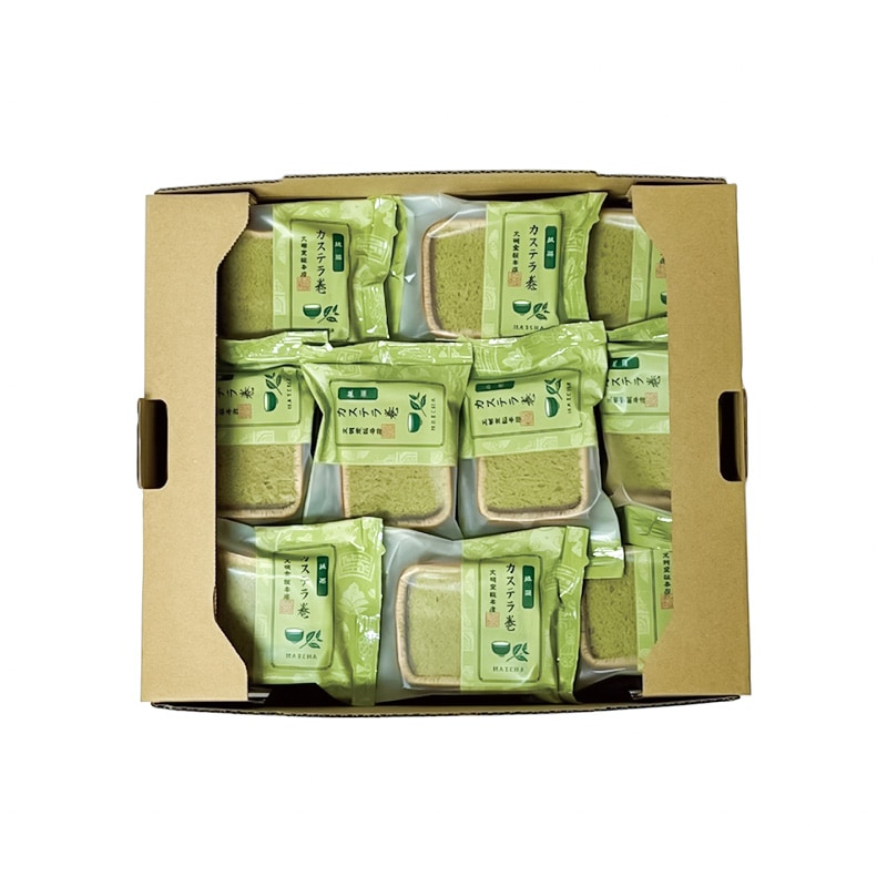 【WEB限定】差し入れセット　カステラ巻　抹茶　 20個入　＜季節限定＞