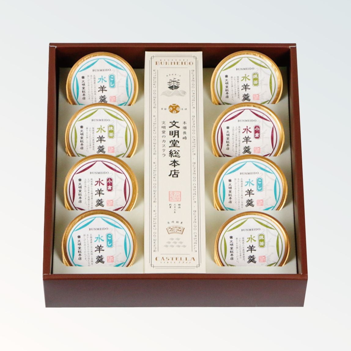 夏季限定】サマーギフトD｜長崎カステラ・水羊羹・フルーツゼリー