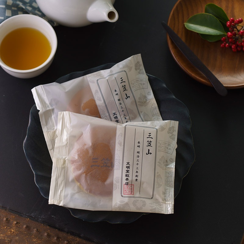 三笠山　8個入　文明堂総本店が手掛ける和菓子